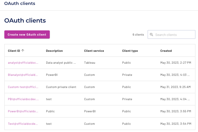 oauth-clients-list